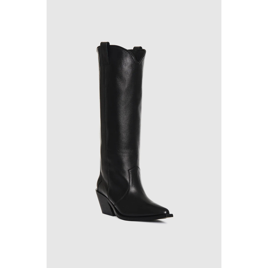 ANINE BING Tania Tall Leather Boots in Black at Nordstrom, Size 38 | Nordstrom