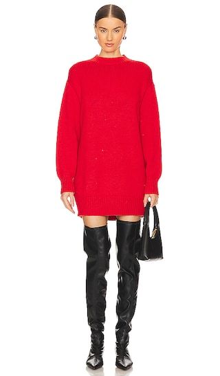 Manal Sweater Dress in Red | Revolve Clothing (Global)