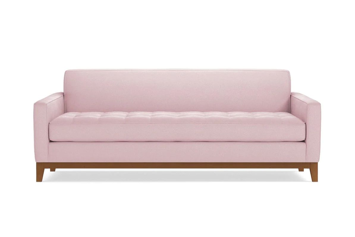 Monroe Drive Queen Size Sleeper Sofa :: Leg Finish: Pecan / Sleeper Option: Deluxe Innerspring Ma... | Apt2B Furniture and Home Decor