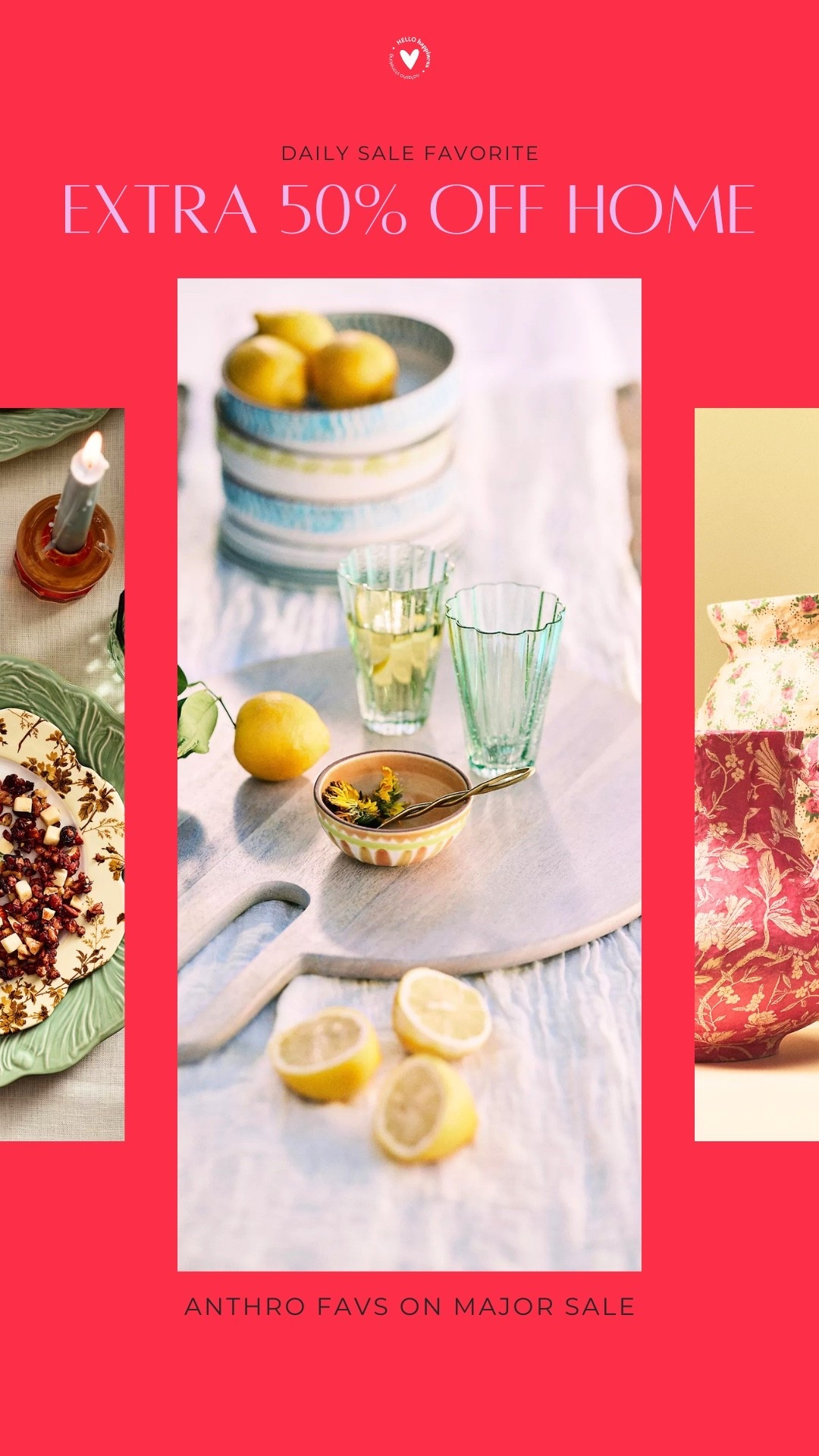 Anthro home faves ✨ extra 50% off — run!!

#LTKHome #LTKSeasonal #LTKSaleAlert