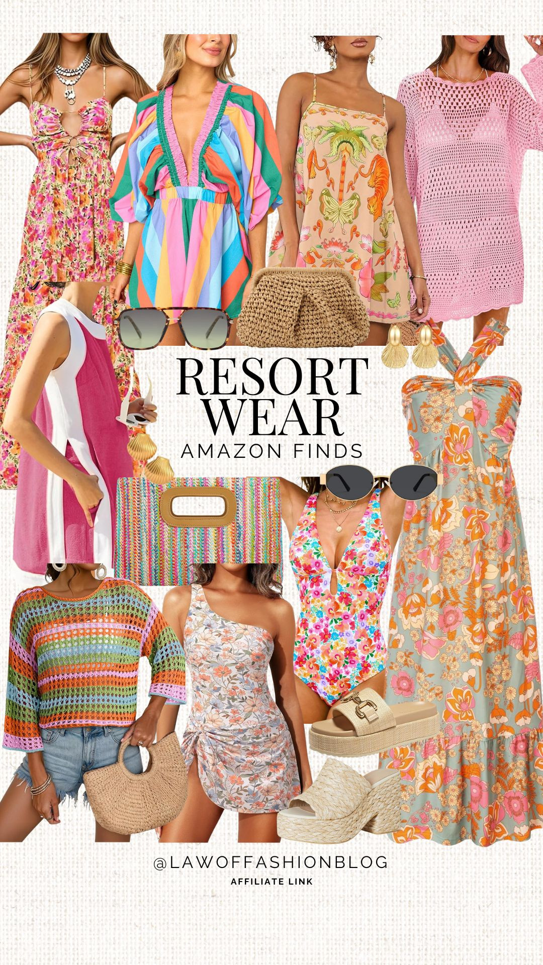 Amazon resort wear finds perfect for your next vacation! 💕☀️ Spring and summer style, pink, orange, yellow, affordable look for less finds, resort wear, vacation outfits, dresses, skirts, mini, maxi, bright colors, crochet, floral print, swimsuit coverup, beach vacation, cruise, summer time, warm weather fashion finds, Amazon fashion.
 

 #LTKootd #LTKSeasonal #LTKTravel