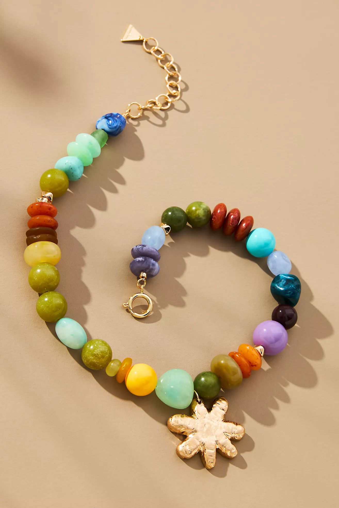 Cool Mix Camp Beaded Necklace | Anthropologie (US)