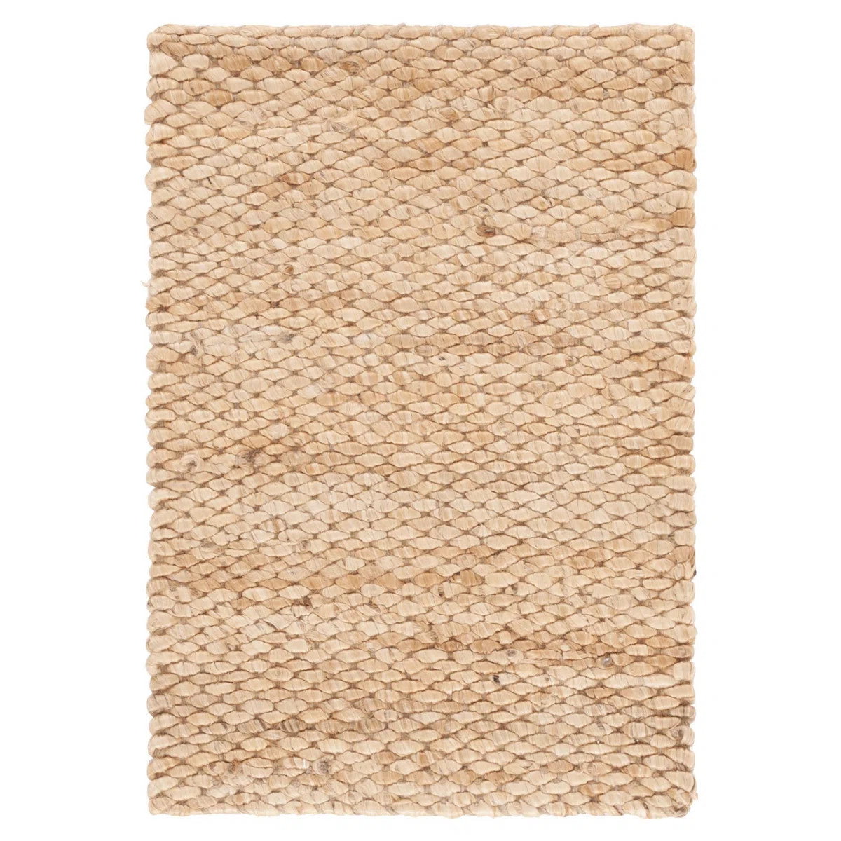Nethe Natural Fiber Flat Weave Jute Pile Geometric Rug | Wayfair North America