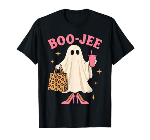 Boo-jee Halloween Tumbler Girl, Cute Ghost Spooky Season T-Shirt | Amazon (US)