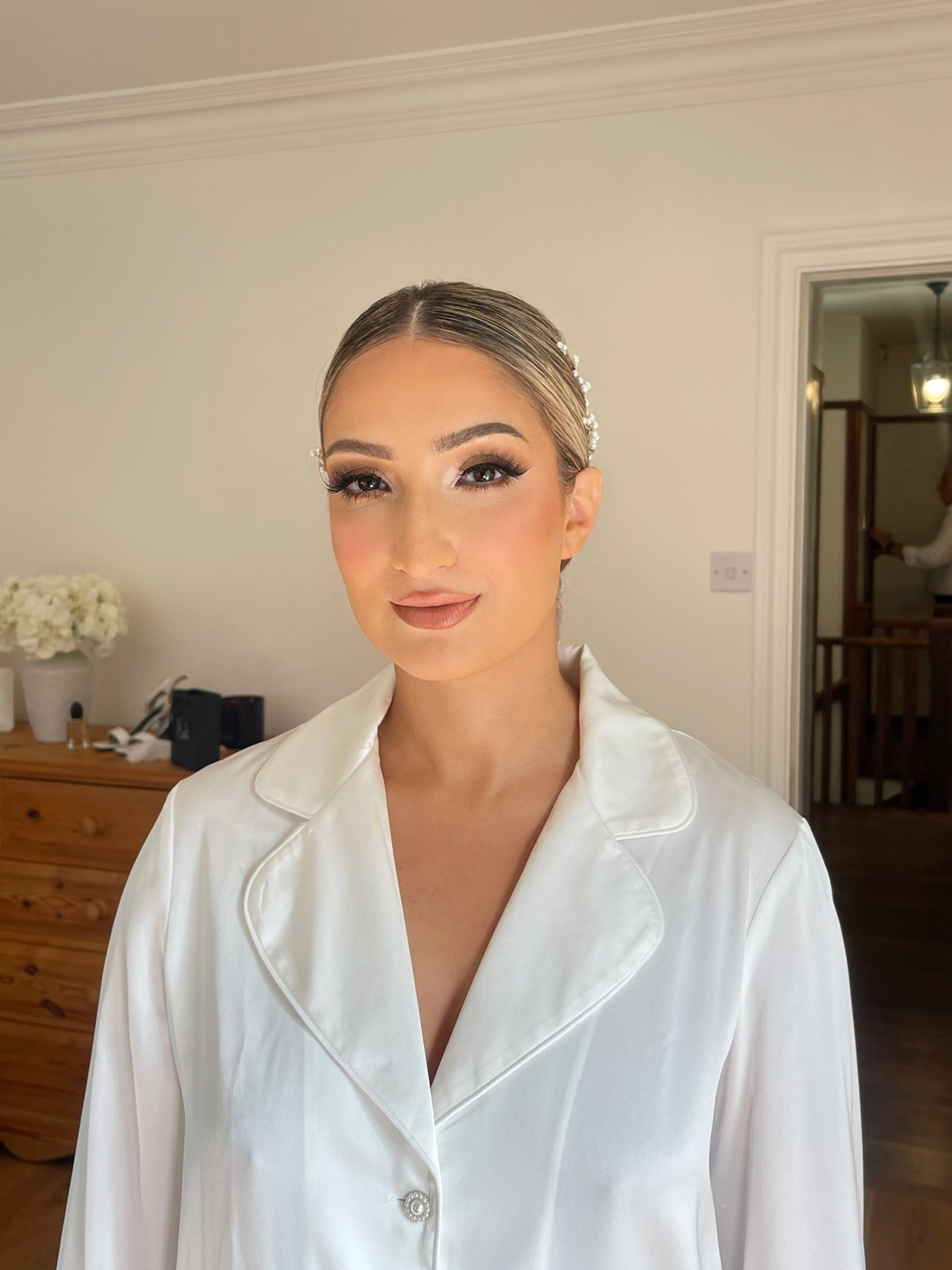 Armani foundation, ABH brow pomade, Armani concealer,
NARS Laguna cream bronzer, mac reflects gold, beauty bay neutrals eyeshadow palette, pillow talk liner and lipstick,
NARS orgasm liquid and powder blush, hourglass veil powder, ardell wispies

Bridal makeup 

#LTKSeasonal #LTKbeauty #LTKeurope