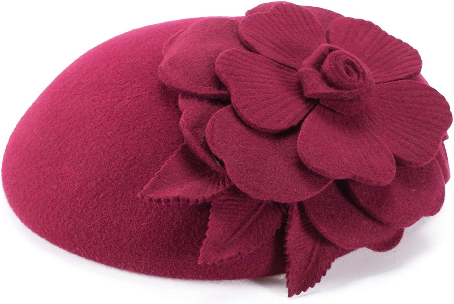 Lawliet Womens Dressy Fascinator Beret Wool Felt Pillbox Hat Wedding Occasion Headpiece A083 | Amazon (US)