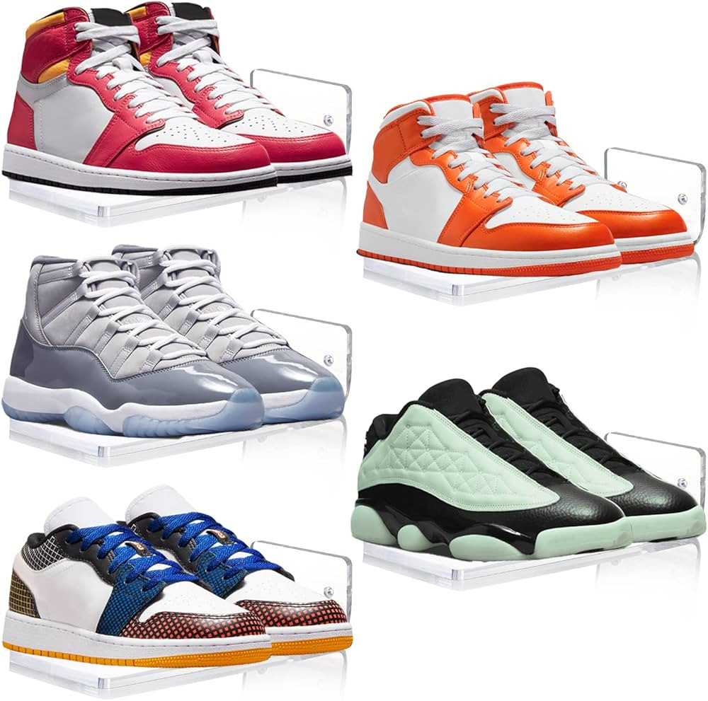 Forzacx Floating Shoe Display Set of 5, Sturdy Levitating Acrylic Shelf , Easy to Install Sneaker... | Amazon (US)