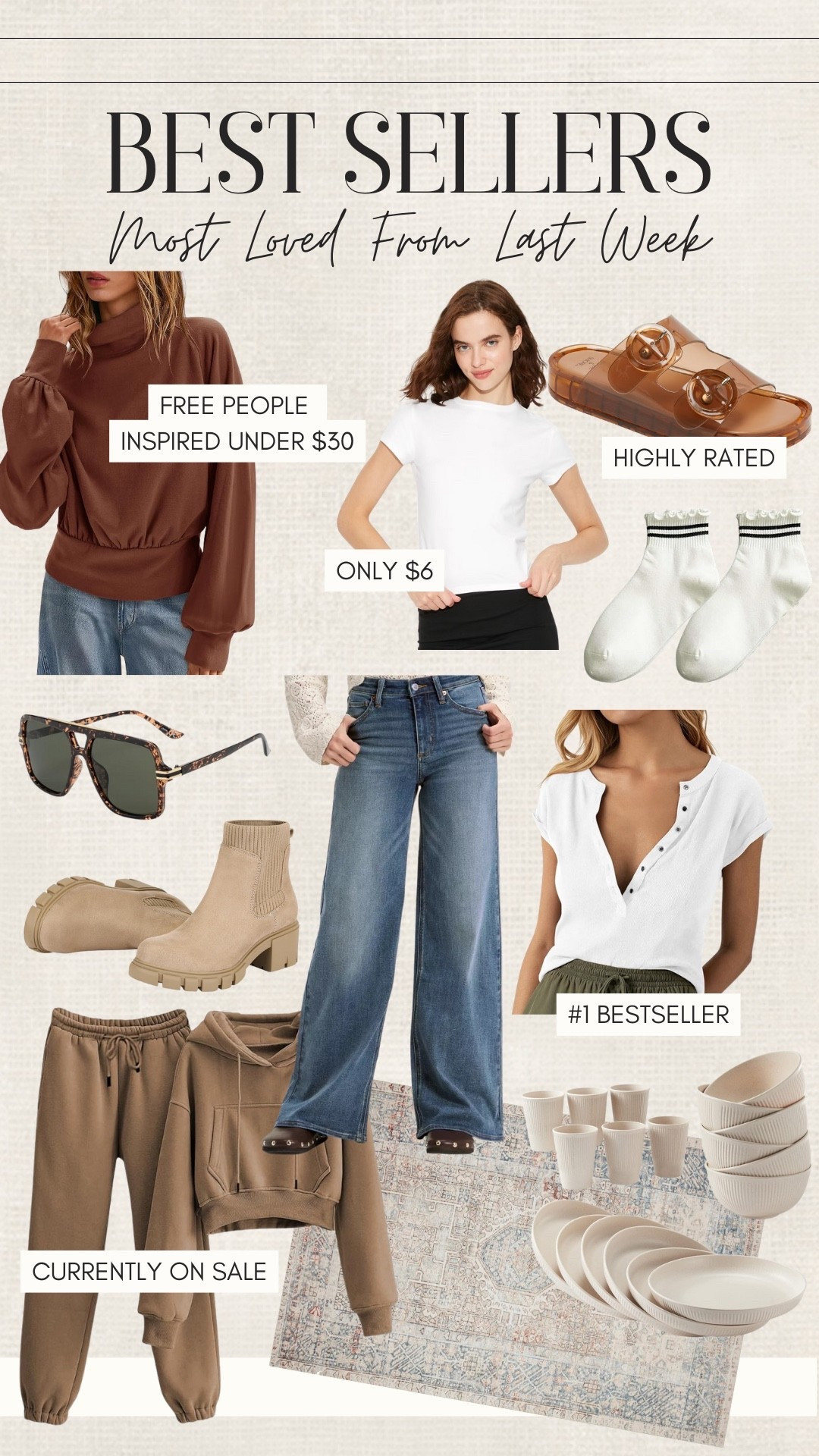 Bestsellers from items that I shared last week 🫶🏼✨🤍



#LTKootd #LTKHome #LTKSaleAlert