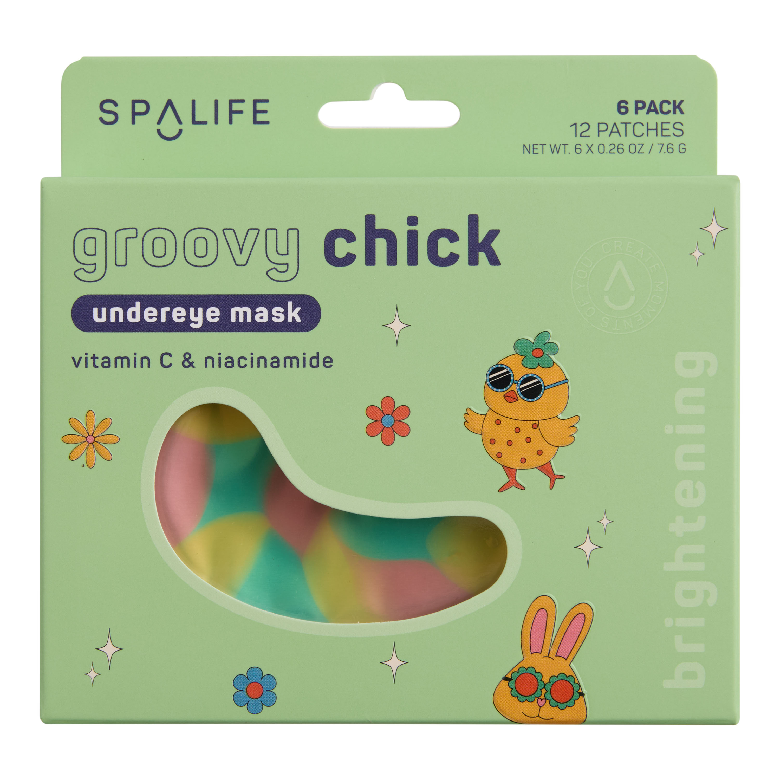 Spalife Groovy Chick Hydrating Eye Masks 12 Count | World Market