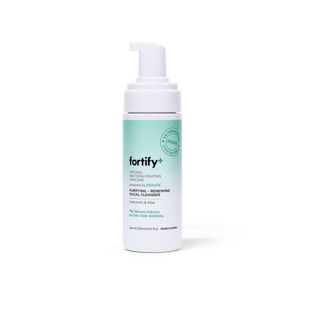 Fortify+ Natural Germ Fighting Skincare Purifying and Renewing Facial Cleanser - 5.07 fl oz | Target