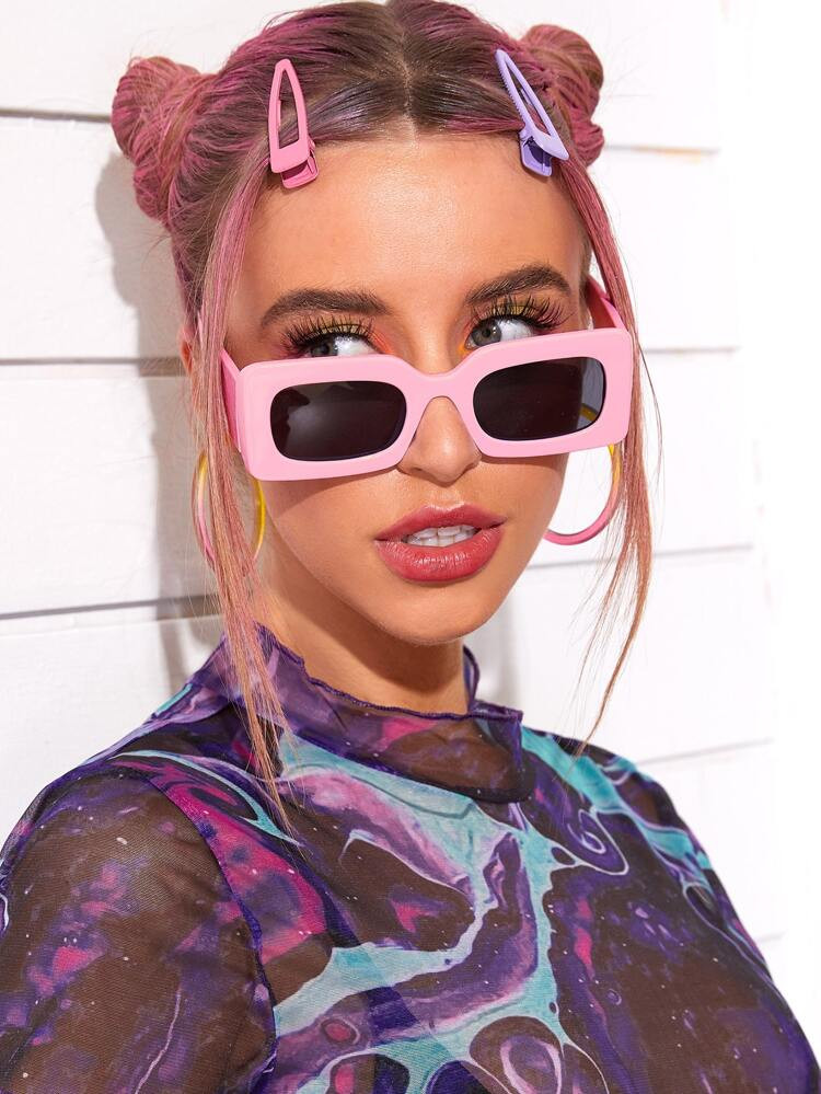 Rectangular Frame Sunglasses | SHEIN