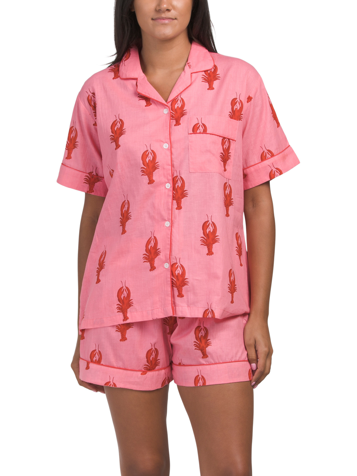 2pc Cotton Lobster Pajama Set | Family Pajamas | Marshalls | Marshalls