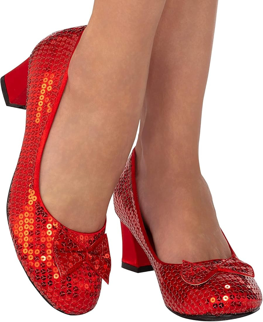 Rubies Women's Red Sequin Adult Pump Costume Footwear | Amazon (US)