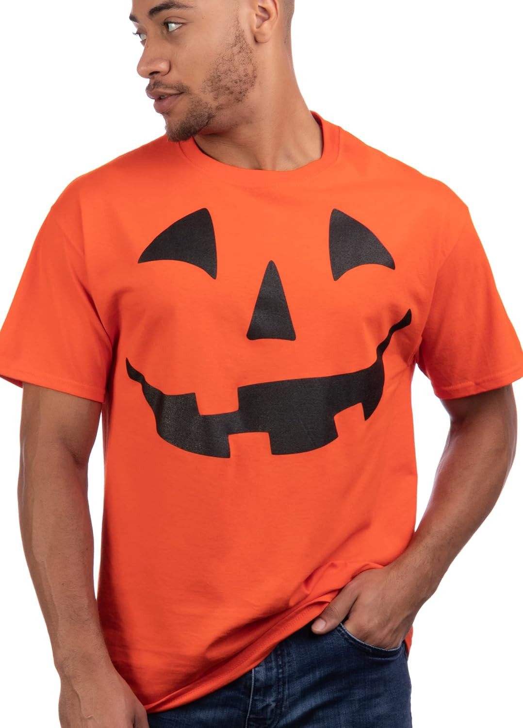 Giant Jack O' Lantern Face | Halloween Pumpkin Fun Unisex T-Shirt for Men Women | Amazon (US)