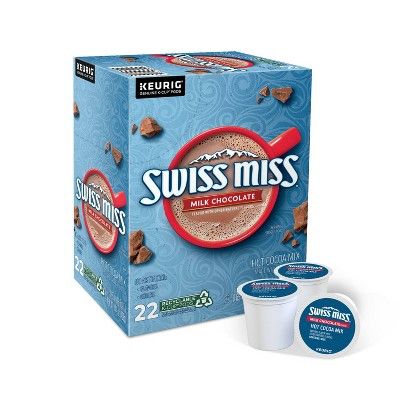 Swiss Miss Milk Chocolate Keurig K-Cup Pods - Hot Cocoa - 22ct | Target