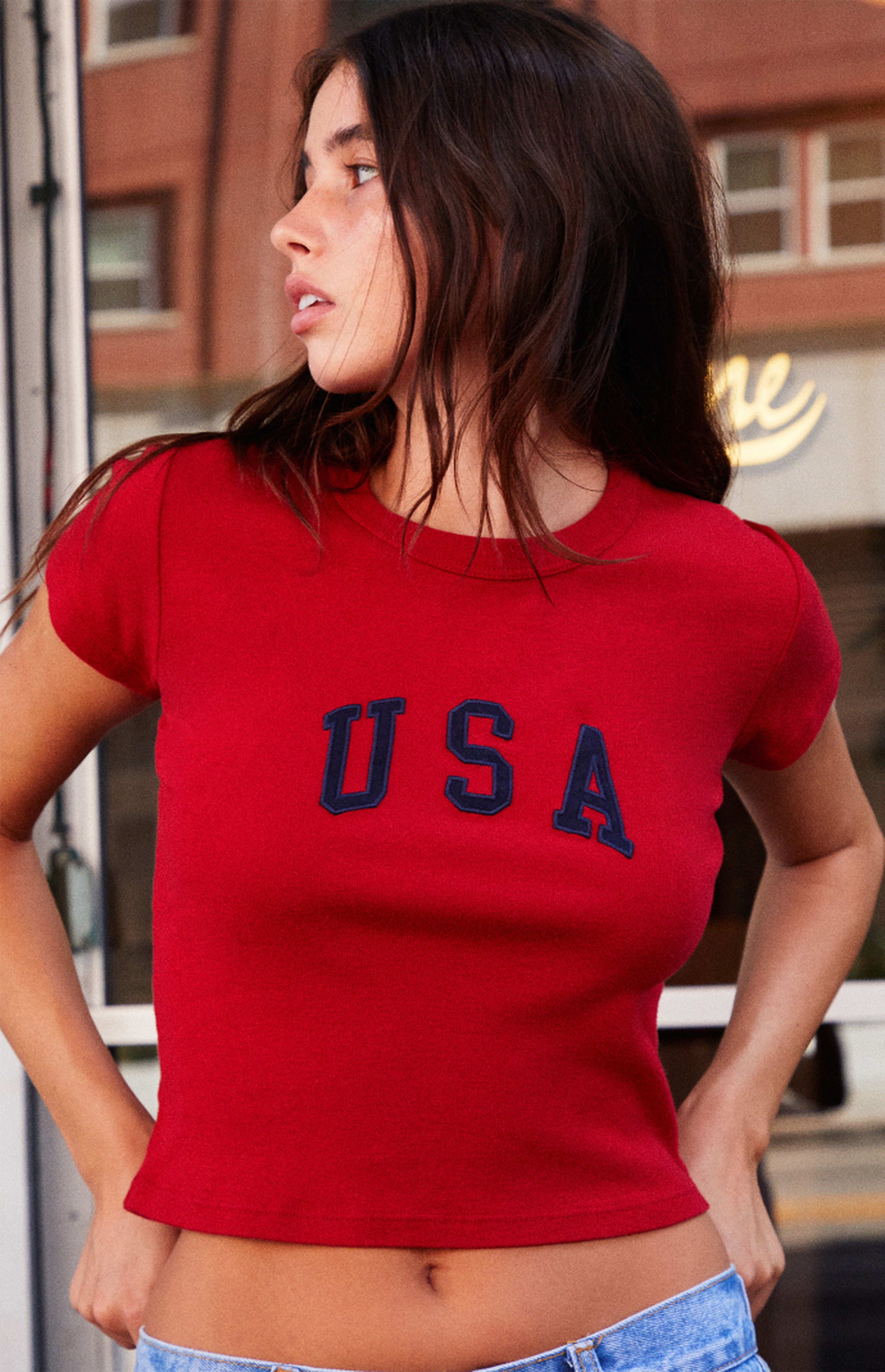 John Galt Ashlyn USA T-Shirt | PacSun