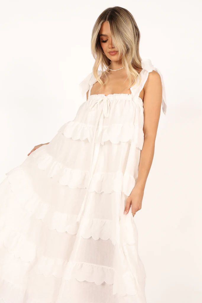 Ursa Maxi Dress - Off White | Petal & Pup (US)