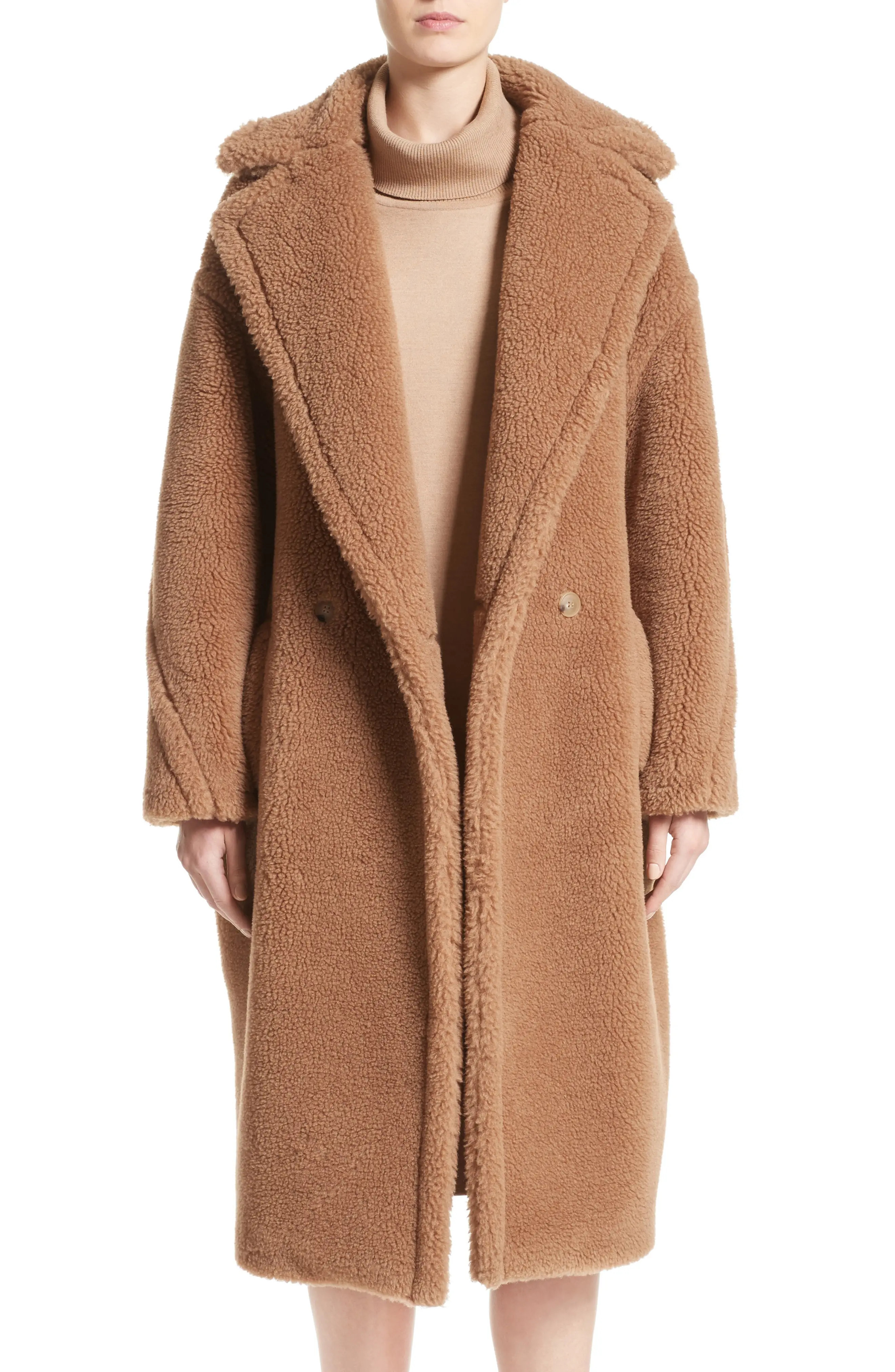 Aurelia Camel Hair & Silk Coat | Nordstrom
