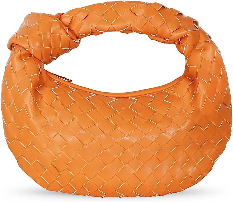 AyTotoro Women Knoted Woven Handbag Designer Ladies Fashion PU Leather Top Handle Hobo Shoulder B... | Amazon (US)