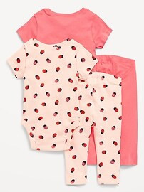 Unisex Bodysuit & Leggings 4-Pack for Baby | Old Navy (US)