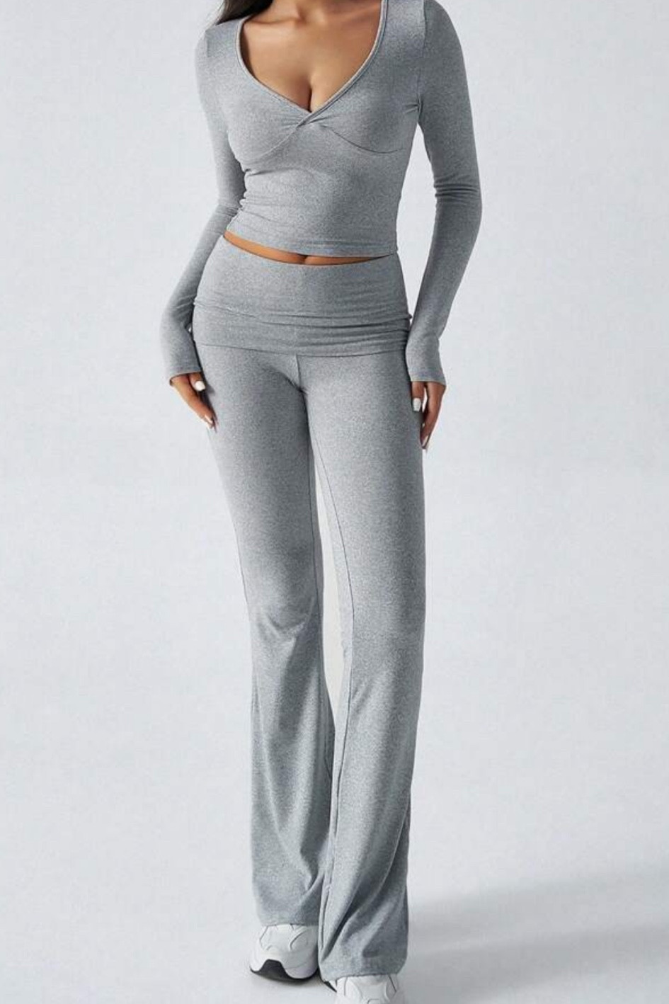 Grey 2 piece long sleeve set

#LTKstyletip #LTKwinter