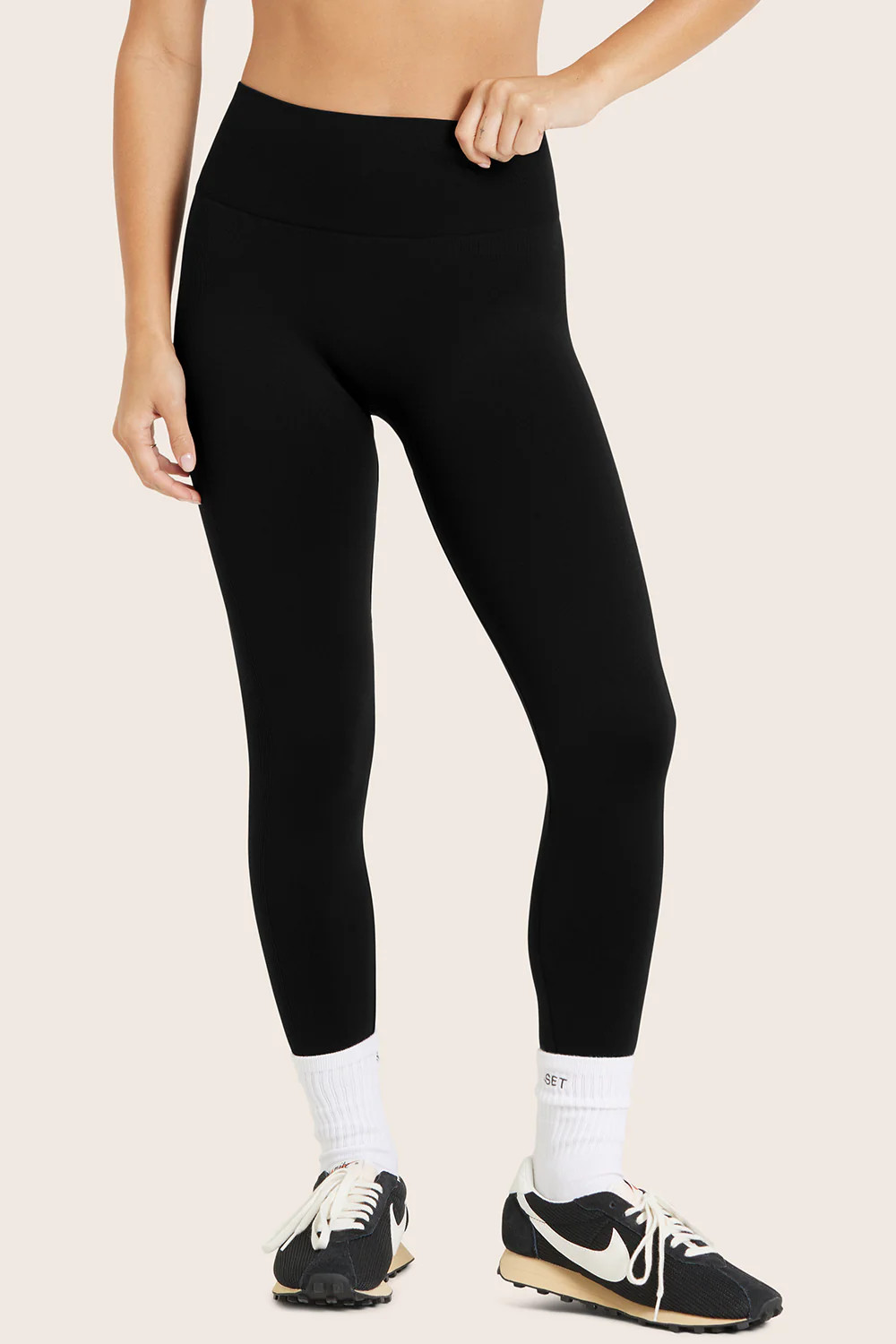 ribbed one shoulder bra | SET Active