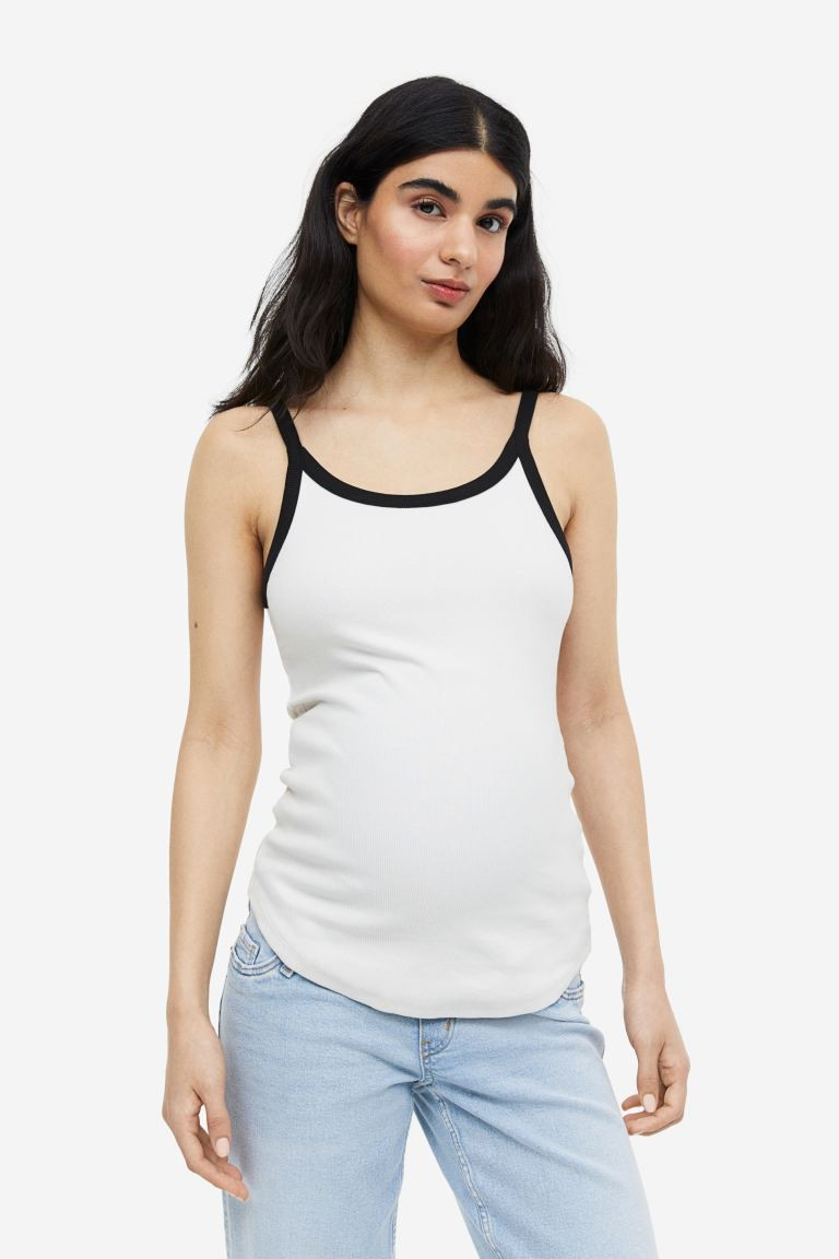 MAMA Ribbed Tank Top | H&M (US, CA, MX)