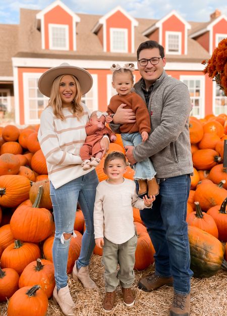 Fall family outfits 🍁 fall outfits, women’s fall outfits, women’s casual fall outfits, family coordinating outfits, toddler fall outfits, baby fall outfit 

Eloise’s sweater is from Smith & Saylor (@smithandsaylor) Use code WILLIAM to save! 

#familyfalloutfits #womensfalloutfits #babyfalloutfits #toddlerfalloutifts #familycoordinatingoutfits 

#LTKSeasonal #LTKkids #LTKfamily
