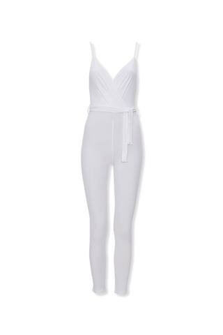 Surplice Tie-Waist Jumpsuit | Forever 21 (US)
