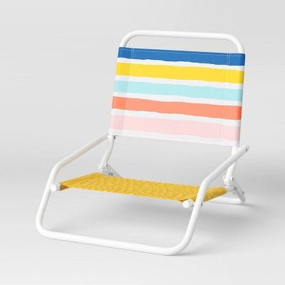 Sand Patio Chair Striped - Sun Squad™ | Target