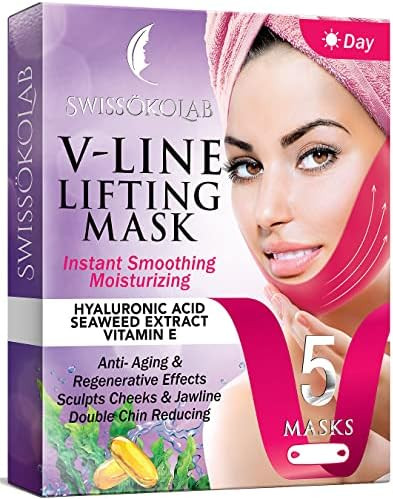 Double Chin Reducer V Line Lifting Mask Face Slimming Strap Chin Neck V Shaped Lift Tape Chin Up Pat | Amazon (US)