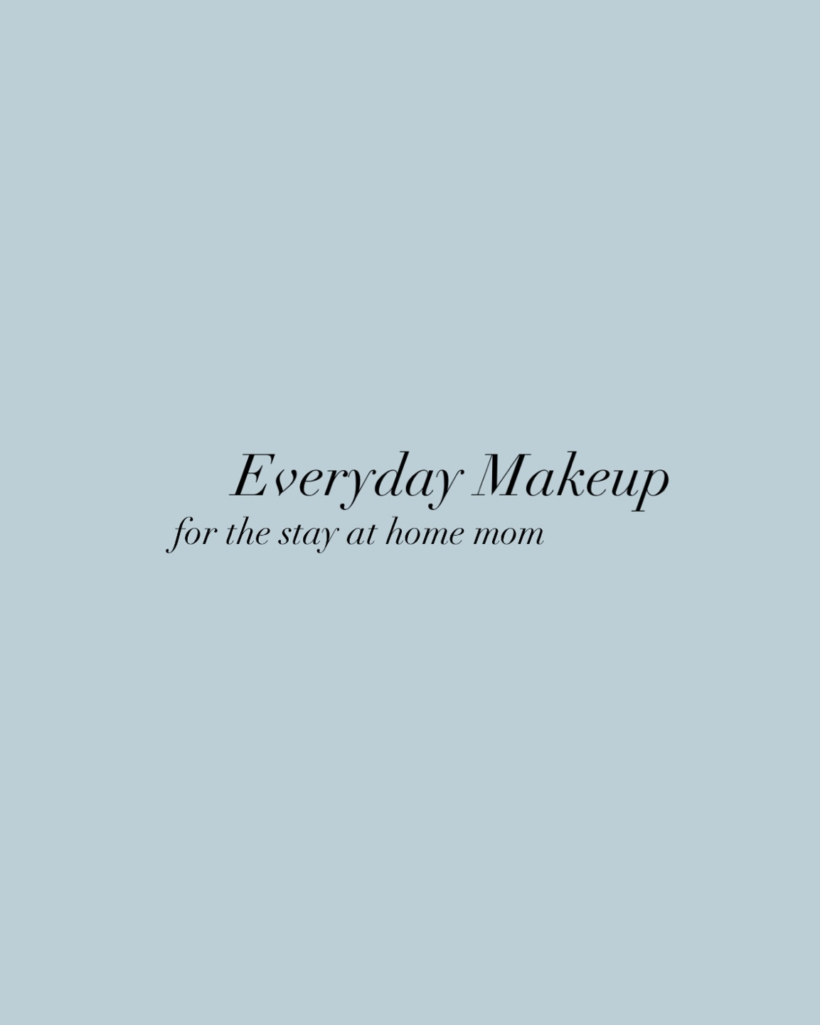 Minimalist stick - Bisque (all over) & Chiffon (under eye)
Flush Balm - Cheeky
Lip Crayon - Mauve Matte
Bronze Balm - Clay
Day Glow - Cava