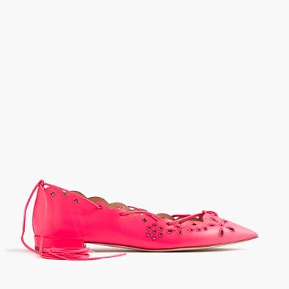 https://www.jcrew.com/womens_category/shoes/flats/PRDOVR~F1230/F1230.jsp?color_name=neon-pink | J.Crew US