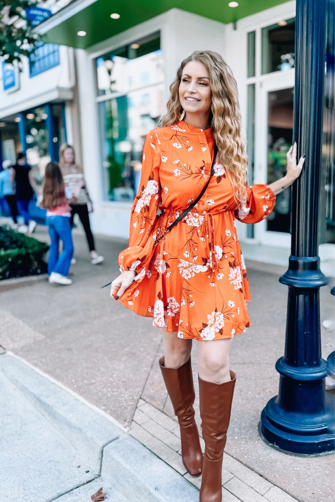 Breezy yet cozy fall outfit  