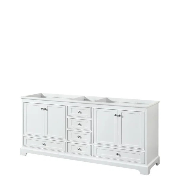 Deborah 79" Double Bathroom Vanity Base Only | Wayfair North America