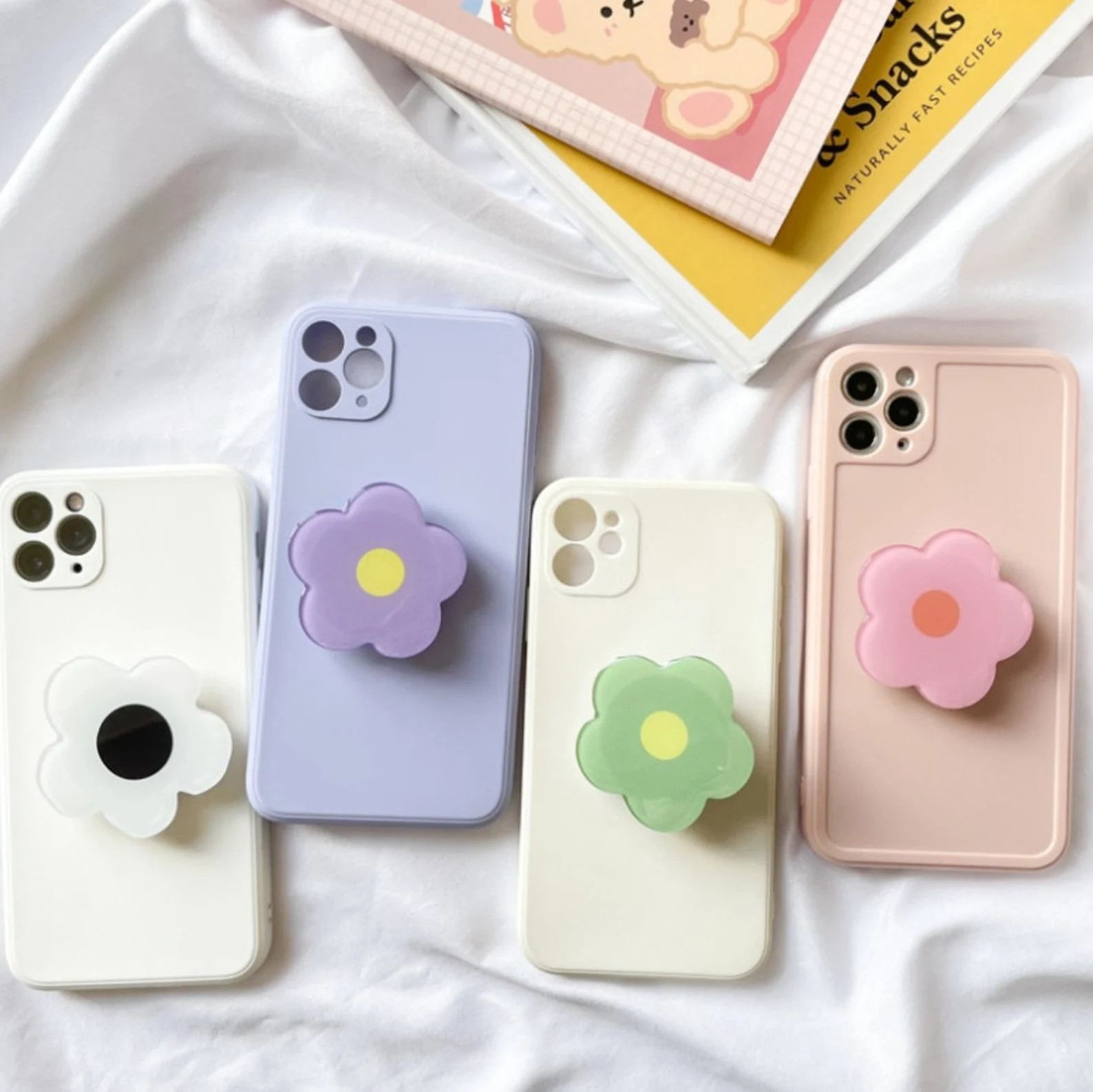 Simple Cute Flower Phone Grip Holder Foldable Stand Griptok | Etsy | Etsy (US)