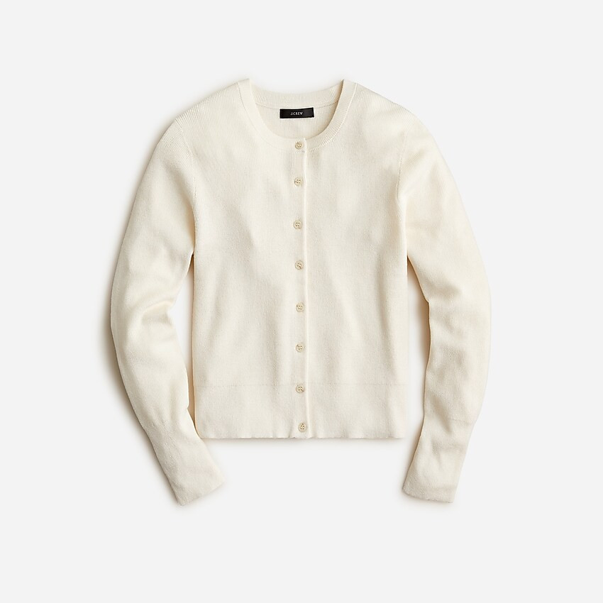 Silk-blend cardigan sweater | J. Crew US