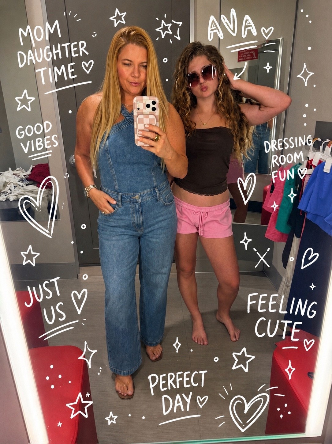 ✨ Mom & daughter days will always be my favorite. There’s something so special about slowing down, laughing, shopping, and making memories together. These little moments strengthen our bond in ways that are hard to put into words, and I’m so grateful for every one of them. 💕

Today’s fitting-room fun was all about good vibes, quality time, and cute outfits. I’m wearing a denim jumpsuit that’s comfortable, flattering, and easy to style, while Ava picked a casual, playful look that perfectly matches her personality. 💙🩷

The outfits are great, but the memories we make together are what I’ll treasure most. 🤍

XOXO,
Ana Randall💗

#LTKStyle #LTKFashion #MomAndDaughter #MotherDaughterTime #OOTD #DenimStyle #CasualChic #FamilyMoments #StyleInspiration #LTKFinds #EverydayStyle #MakingMemories #PinterestStyle #MomLife #FashionInspo

#LTKshoes #LTKstyletip #LTKsummer
