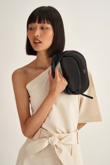 Oroton Lilou Black Mini Day Bag | Oroton