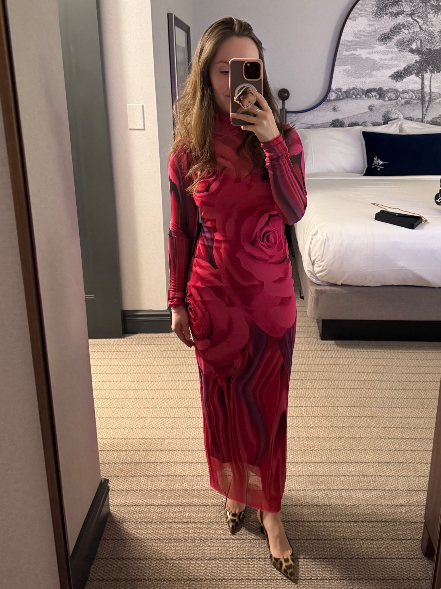 Fuchsia rose long sleeve valentines dress. So comfortable and flattering. I’m 5’1/115 and got the XS

#LTKPetite #LTKootd #LTKValentine