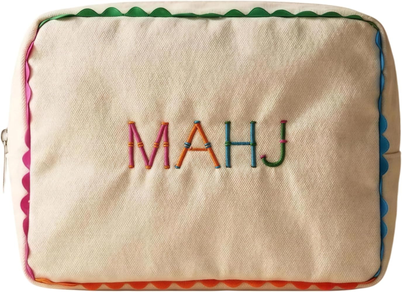 Empty Mahjong Tiles Bag with Zipper Thickened American Mahjong Rack Storage Bags Storage Pouch fo... | Amazon (US)