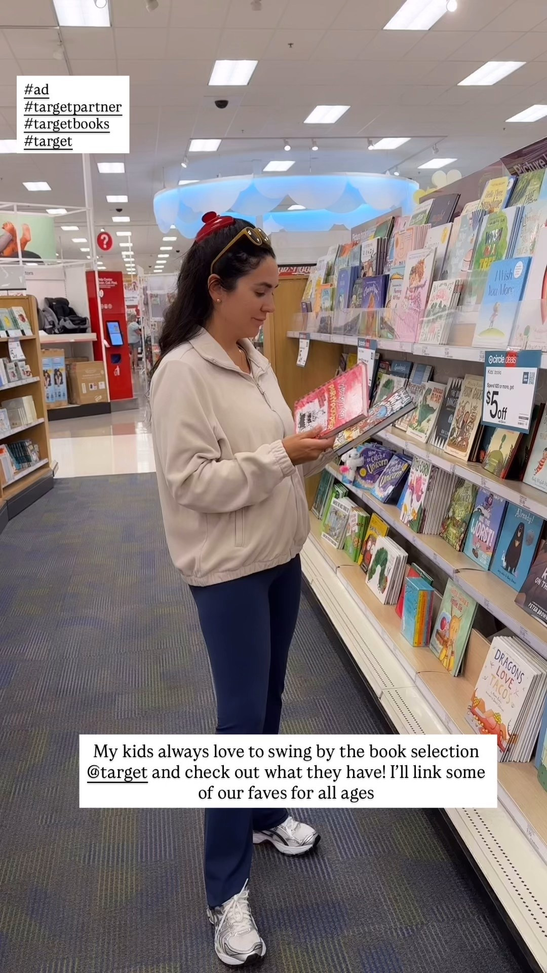 #AD Developing a love for reading has been so important to me as a mom. That’s why I love to do all our book shopping @Target Did you know that you can get 5% off books using your circle card?! It’s too good of a deal to pass up. #targetpartner #target #targetbooks

#LTKBaby #LTKKids #LTKmomlife