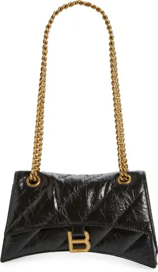 Crush Quilted Leather Shoulder Bag | Nordstrom