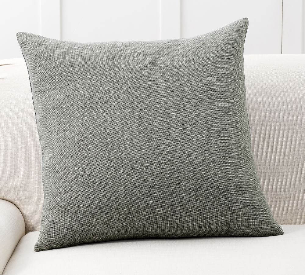 Belgian Linen Pillow Cover | Pottery Barn (US)