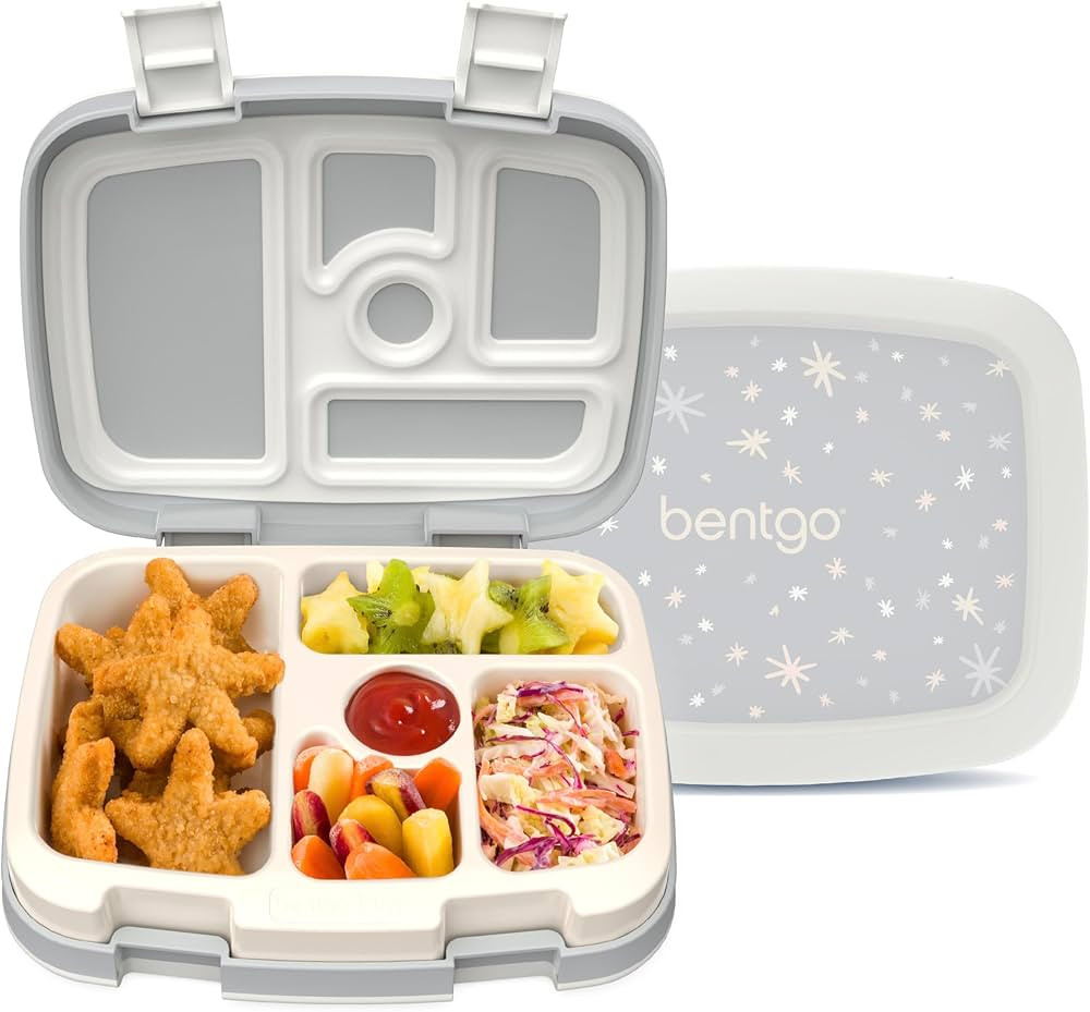 Bentgo® Kids 5-Compartment Leak-Proof Bento-Style Lunch Box (Whimsy & Wonder Collection) - Ideal... | Amazon (US)