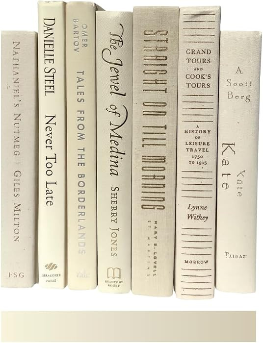 Decorative Books for Home Decor \u2013 Real Hardcover Stack in Curated Colors, Coffee Table Colle... | Amazon (US)