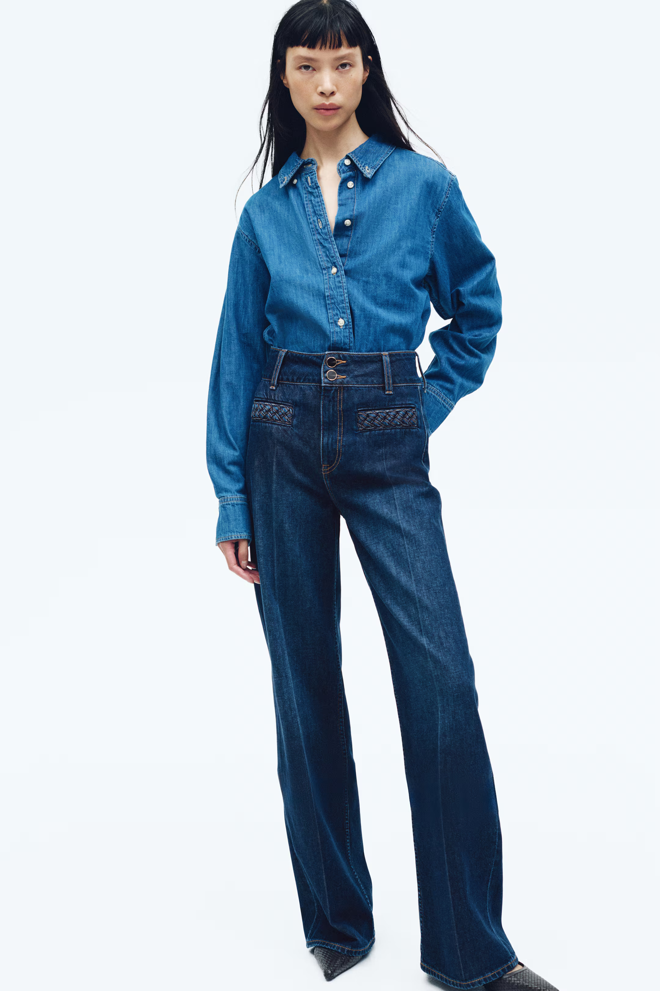 Wide High Jeans | H&M (US + CA)