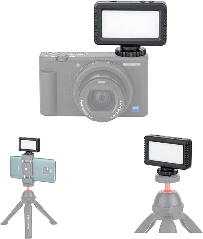 Mini Vlogging LED Video Light for Sony ZV1F ZV-1F ZV1 ZV-1 A6100 A6300 A6400 Canon M50 M6 Mark II... | Amazon (US)