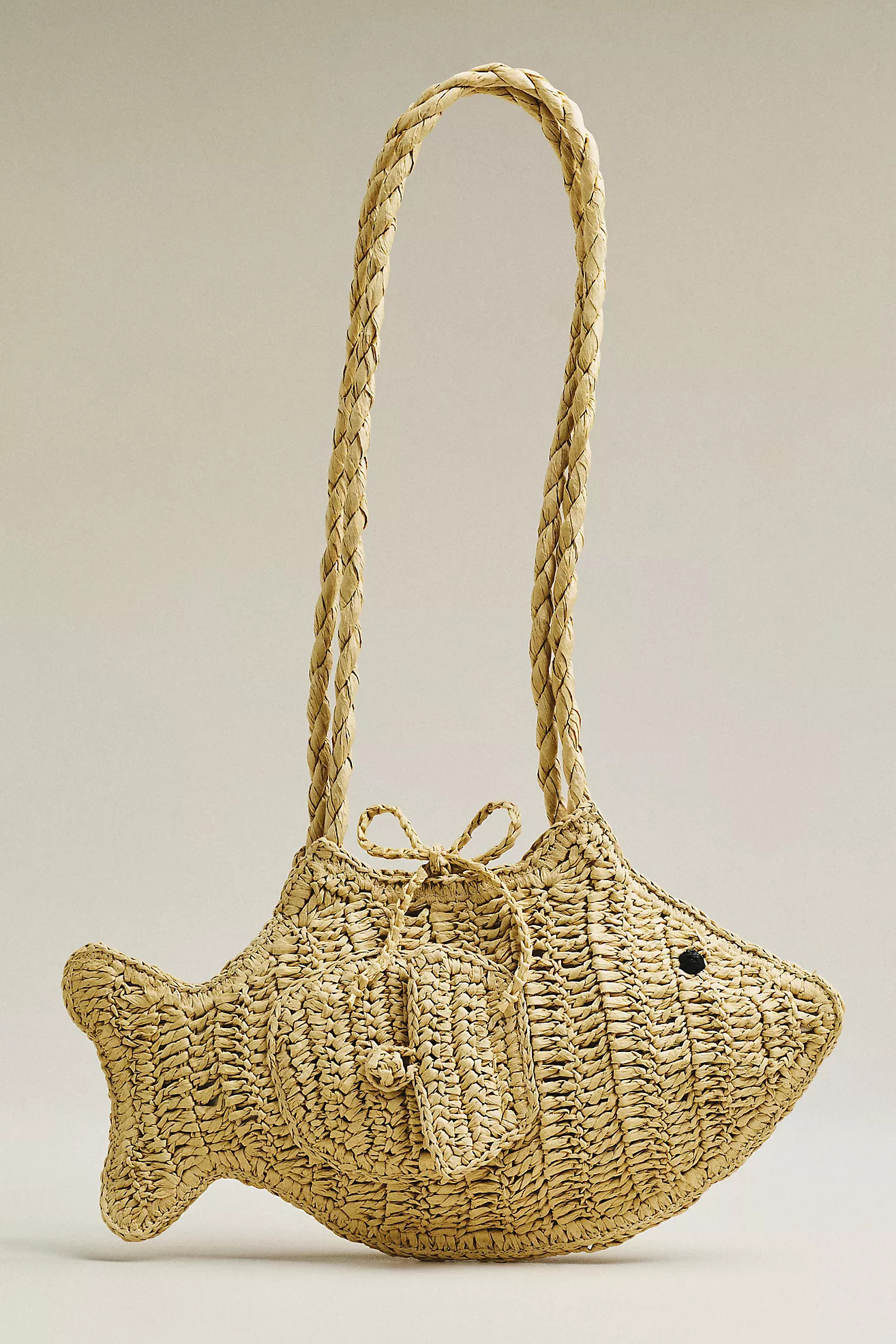 ALÉMAIS Raffia Fish Bag | Anthropologie (US)