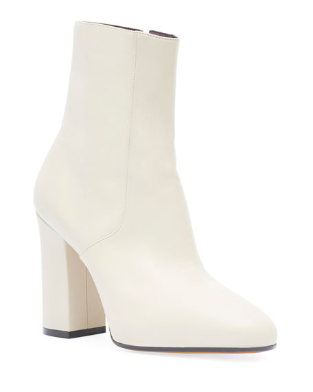 Dries Van Noten Leather Ankle 80mm Booties | Bergdorf Goodman